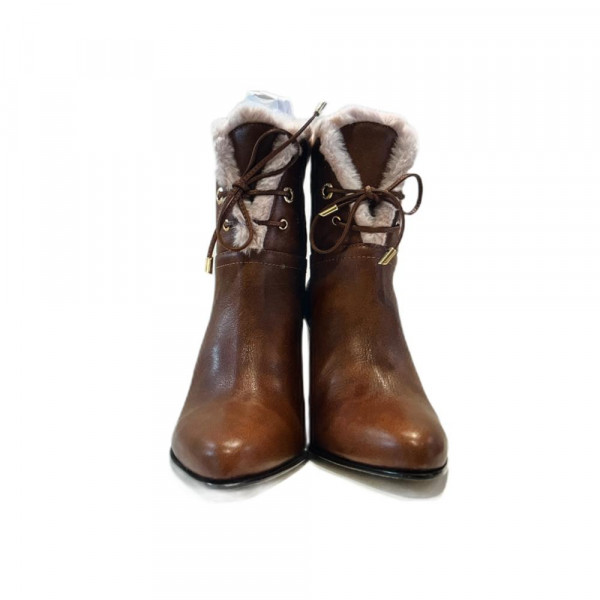 Luz da Lua Bota Couro e Pele