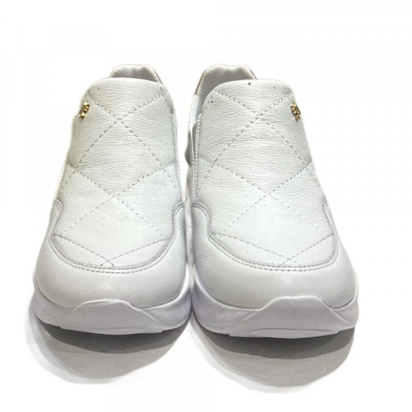 Luz da Lua Tênis Diamond Branco 