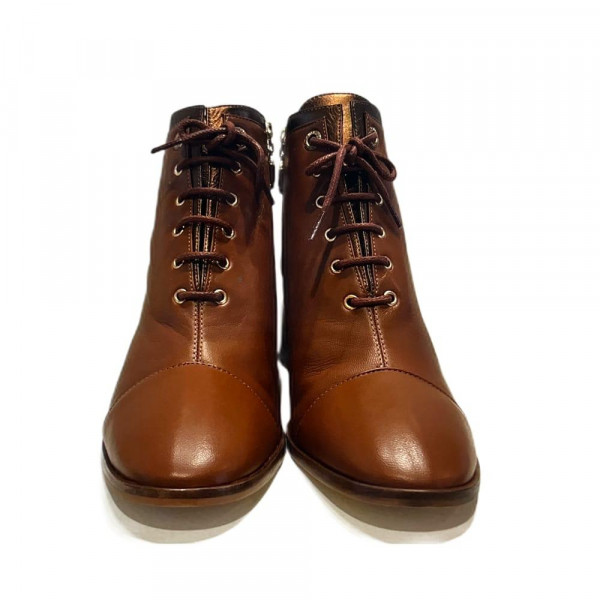 Luz da Lua Bota Pelica Coturno Ambar 