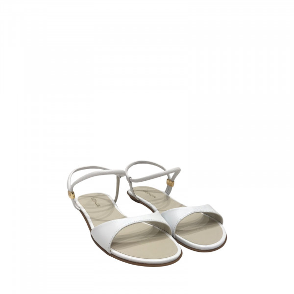 Luz da Lua Sandalia Rasteira Bianco 