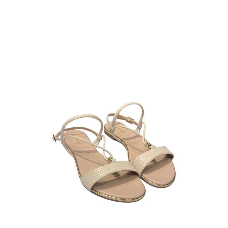 Luz da Lua Sandalia Rasteira Panna Luz da Lua Sandalia Rasteira Panna