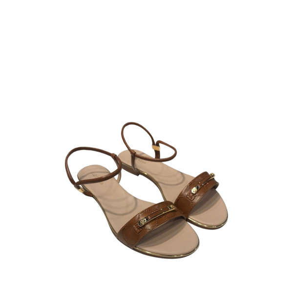 Luz da Lua Sandalia Rasteira Ambar 