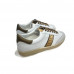 LL Tenis Couro e Camurça Logograma Branco