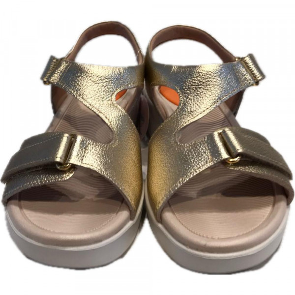 UsaFlex Sandalia Ouro 