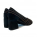 Selo de Controle Peeptoe Camurça