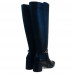 Luz da Lua Bota Cano Longo Preto