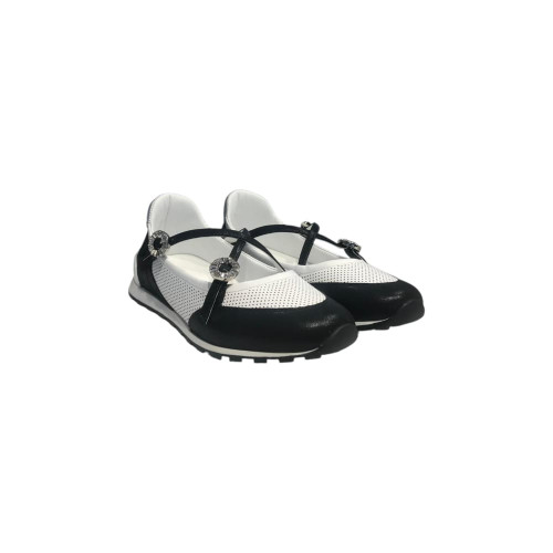 Luz da Lua Tenis Branco Preto