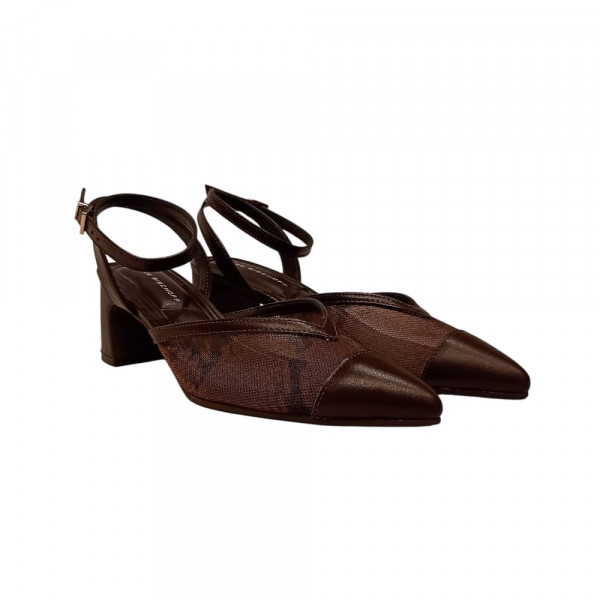 Jorge Bischoff Slingback Chanel Marrom 
