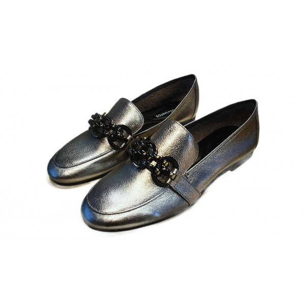 LS Loafer Grafite Metalizado